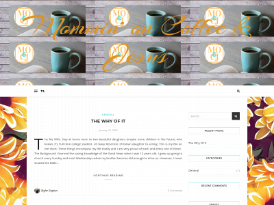 momminoncoffeeandjesus.com snapshot