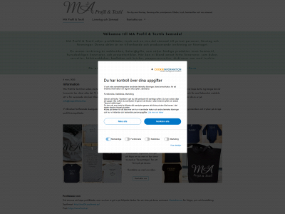 maprofilotextil.se snapshot
