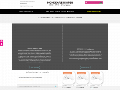 mondkapjes-kopen.nu snapshot