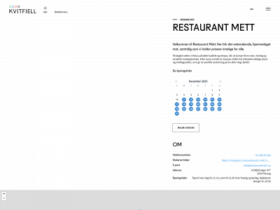 restaurantmett.no snapshot