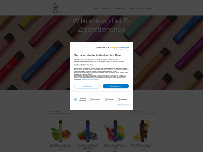 ezigaretten-shop.com snapshot