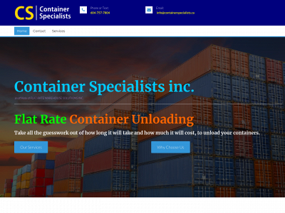 containerspecialists.ca snapshot
