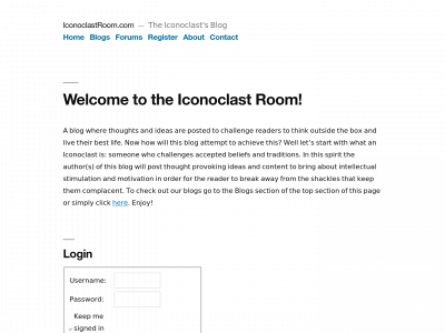 iconoclastroom.com snapshot