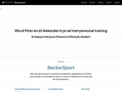 beckersport.nl snapshot