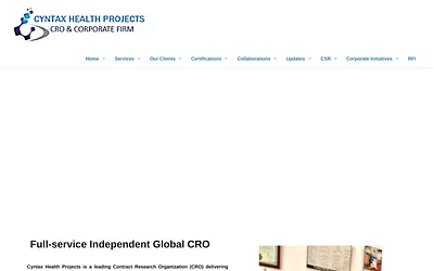 cyntaxhealthprojects.com snapshot