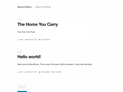staunchmama.com snapshot