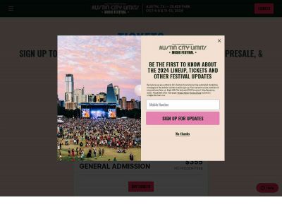 aclfestiual.com snapshot