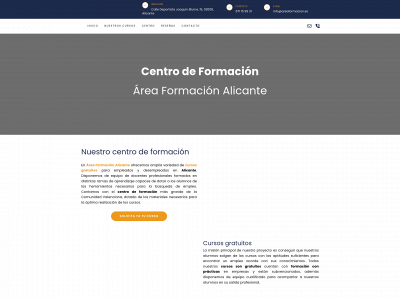 www.areaformacionalicante.com snapshot