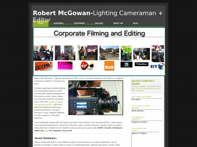 lighting-cameraman-london.co.uk snapshot