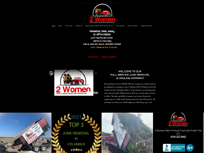 2womenwithapickuptruck.com snapshot