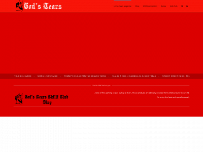 godstearschilliclub.com snapshot