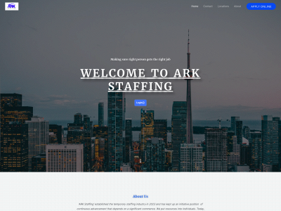 arkstaffing.co snapshot