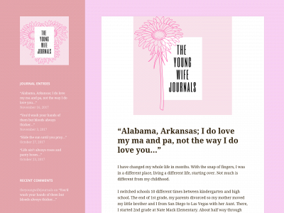 theyoungwifejournals.com snapshot