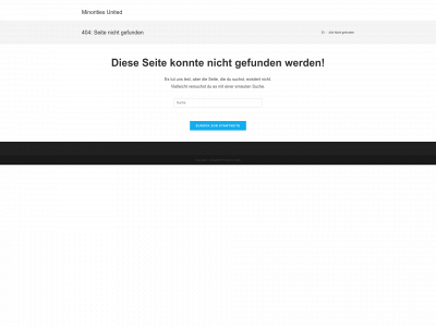 minoritiesunited.de snapshot