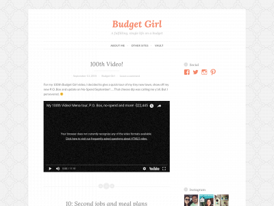 gobudgetgirl.com snapshot