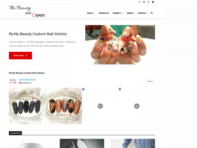 thebeautyandgeek.com snapshot