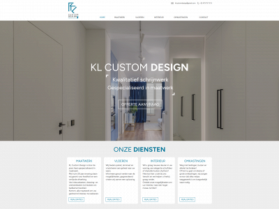 klcustomdesign.be snapshot