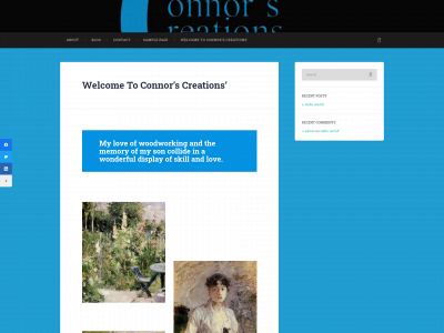 connors-creations.com snapshot