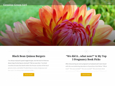 genuinegreengirl.com snapshot