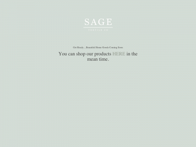 sagetextileco.com snapshot