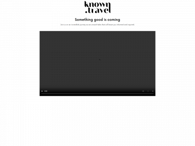 known.travel snapshot