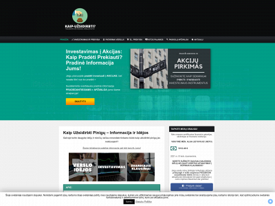 kaip-uzsidirbti.lt snapshot