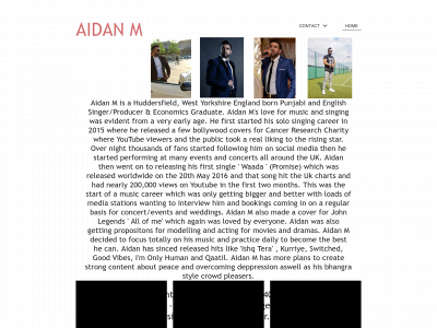 aidanmsinger.com snapshot