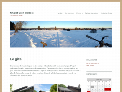 chaletcoindubois.be snapshot
