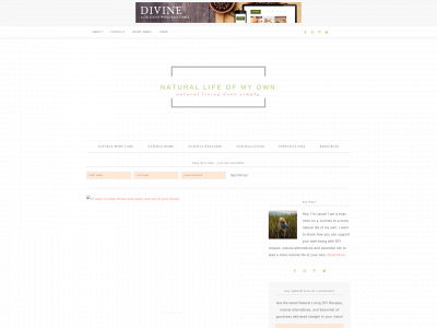 naturallifeofmyown.com snapshot