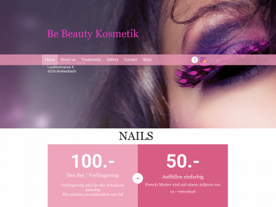 bebeautykosmetik.ch snapshot