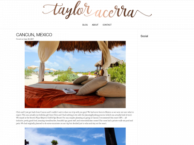 tayloracerra.com snapshot