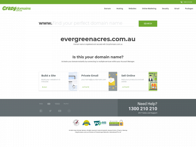 evergreenacres.com.au snapshot