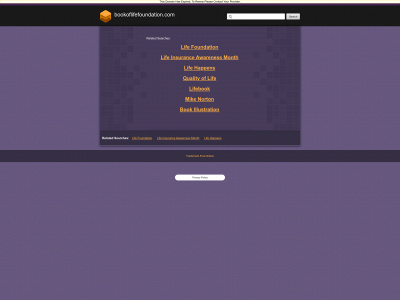 www.bookoflifefoundation.com snapshot