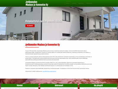 maalausjakunnostus.fi snapshot