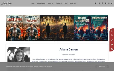 arianadamon.se snapshot
