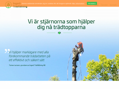 ingarotradfallning.se snapshot