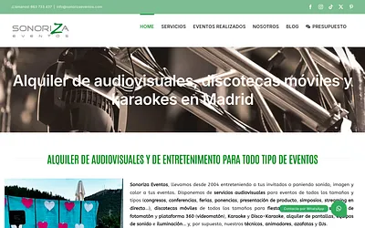 sonorizaeventos.com snapshot