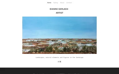 www.diannegerlachart.com snapshot