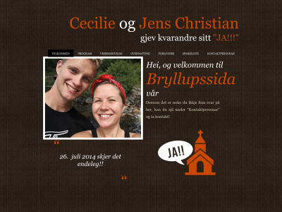 cecilieogjenschristian.no snapshot