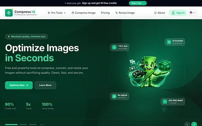 compressiq.com snapshot