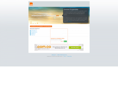 arkeninternacional.com.co snapshot