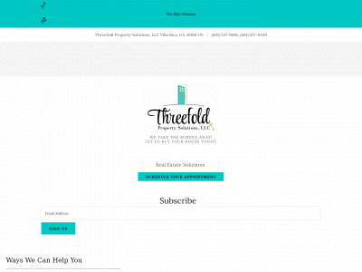 threefoldpropertysolutions.com snapshot