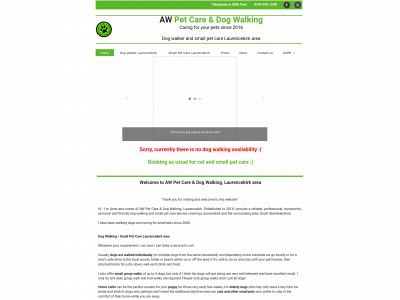 awpetcare.co.uk snapshot