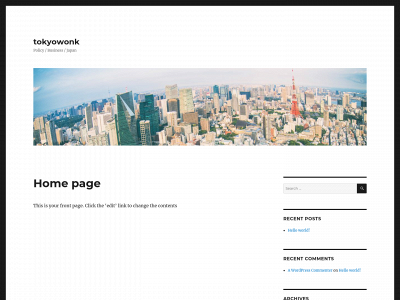 tokyowonk.com snapshot