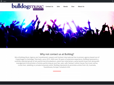 bulldogmusic.dk snapshot