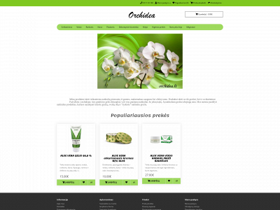 orchidea.lt snapshot