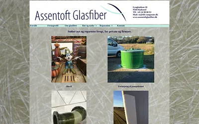 assentoftglasfiber.dk snapshot