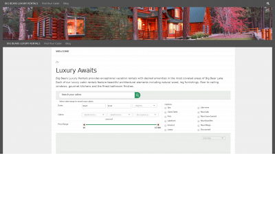 bigbearsluxuryrentals.com snapshot