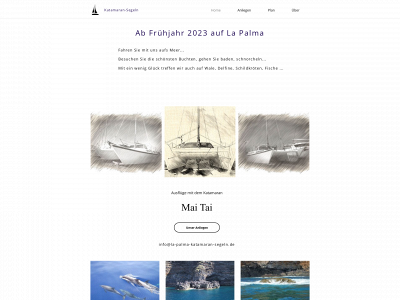 la-palma-katamaran-segeln.de snapshot