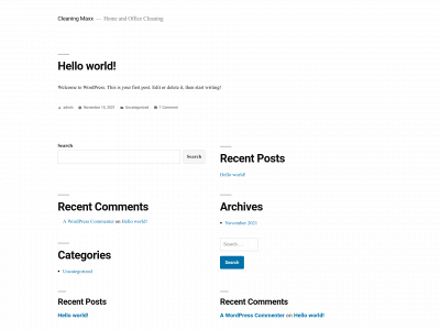 cleaningmaxx.com snapshot